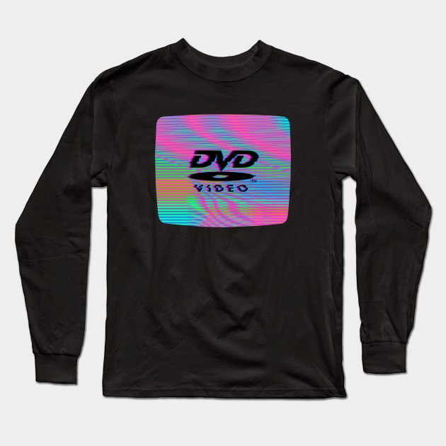 DVD Video Long Sleeve T-Shirt by Designograph